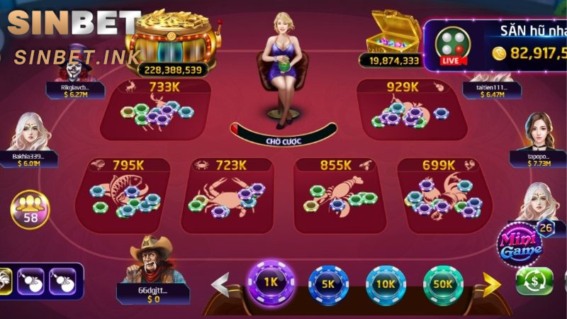 BẦU CUA – TRÒ CHƠI DÂN GIAN ĐẬM CHẤT GIẢI TRÍ TẠI SINBET 5 BẦU CUA