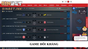 GAME ĐỐI KHÁNG HẤP DẪN TẠI SINBET, ĐẶT CƯỢC LÀ THẮNG 1 GAME ĐỐI KHÁNG