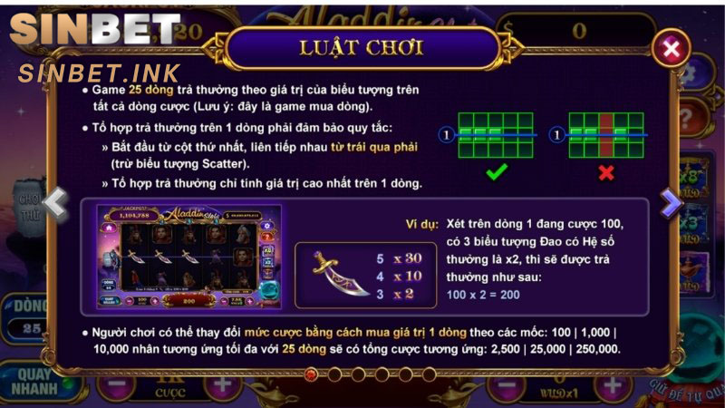 ALADDIN – THẾ GIỚI CỔ TÍCH VỚI VÒNG QUAY NỔ HŨ KHỔNG LỒ 6 ALADDIN