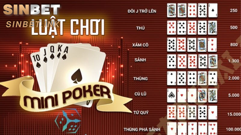 MINI POKER – TRẢI NGHIỆM GIẢI TRÍ ĐƠN GIẢN VÀ HẤP DẪN 7 MINI POKER
