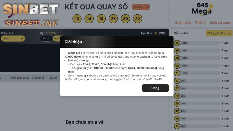 XỔ SỐ MEGA 6/45 - CÁCH CHƠI VÀ KINH NGHIỆM TĂNG CƠ HỘI TRÚNG 5 XỔ SỐ MEGA 6/45
