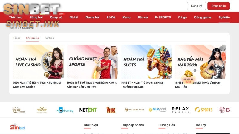 TRANG CHỦ SINBET - SIN BET CASINO 34 SINBET
