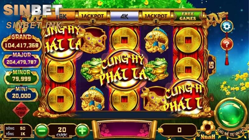 NỔ HŨ SINBET 2025 BỨT PHÁ VỚI HÀNG LOẠT JACKPOT KHỦNG 5 NỔ HŨ SINBET