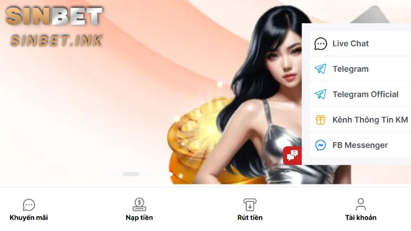 LIÊN HỆ SINBET DỄ DÀNG QUA CÁC KÊNH HỖ TRỢ TIỆN LỢI 24/7 6 LIÊN HỆ
